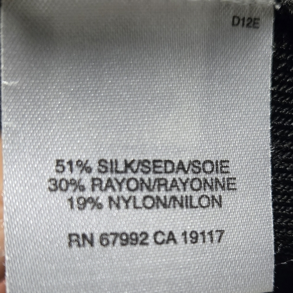 NWT Sigrid Olsen beaded black top - Picture 6 of 7
